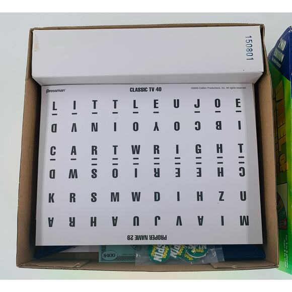 Wheel Of Fortune Board Game Pressman 2nd Edition 2005 Word Puzzles Home Version - Picture 10 of 11